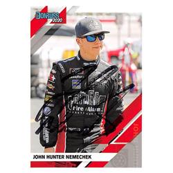 689167 John Hunter Nemechek Autographed Auto Racing, NASCAR & SC 2020 Donruss No.65 Trading Card