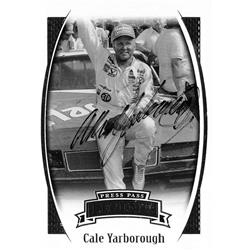 689353 Cale Yarborough Autographed Auto Racing, NASCAR & SC 2007 Press Pass Legends No.21 Trading Card