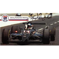 689454 Johnny Rutherford Autographed Auto Racing, NASCAR & SC 1995 Skybox Indy 500 Long No.16 Trading Card -  Autograph Warehouse