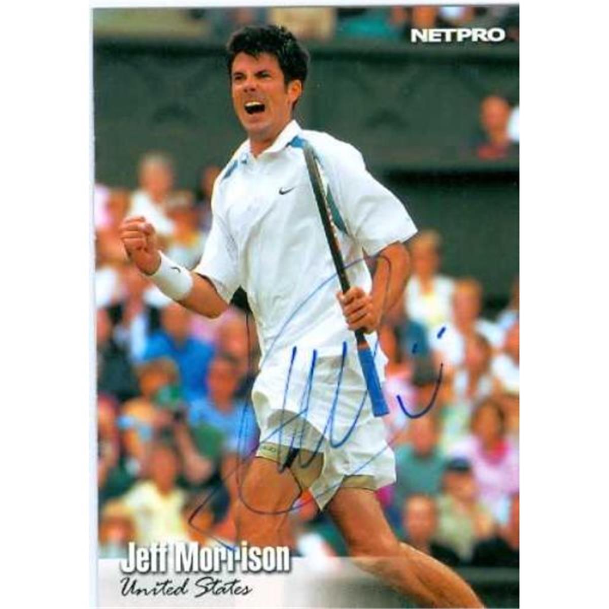 689459 Jeff Morrison Autographed Tennis Card