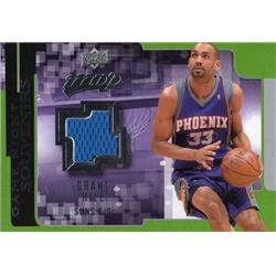 675885 Grant Hill Player Worn Jersey Patch Phoenix Suns 2008 Upper Deck MVP No.GNGH Basketball Card