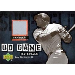 675959 Gary Sheffield Player Worn Jersey Patch New York Yankees 2006 Upper Deck Materials No.UDGS Baseball Card