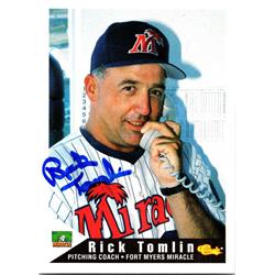676588 Rick Tomlin Autographed Fort Myers Miracle 1994 Classic No.27 Baseball Card