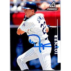 676937 Wally Joyner Autographed San Diego Padres 1998 Pinnacle No.143 Baseball Card