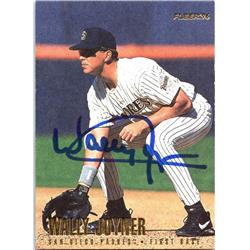 676940 Wally Joyner Autographed San Diego Padres 1996 Fleer Update No.U198 Baseball Card