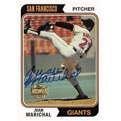 676987 Juan Marichal Autographed San Francisco Giants 2001 Topps Archives No.330 Baseball Card
