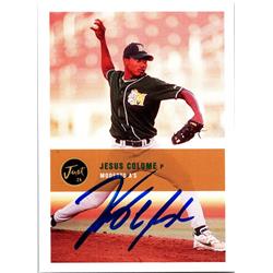 677096 Jesus Colome Autographed Modesto Athletics 2000 Just Minors Rookie No.122 Baseball Card -  Autograph Warehouse