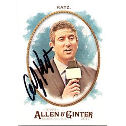 677411 Andy Katz Autographed Espn Analyst, SC 2017 Topps Allen & Ginters No.256 Basketball Card
