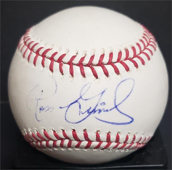 Picture of Autograph Warehouse 748257 Ross Grimsley Autographed Baseball - Romlb Orioles Reds