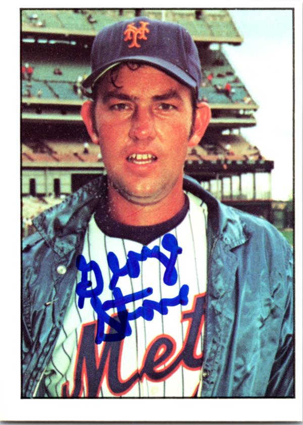 737098 George Stone Autographed Baseball Card -   York Mets 1975 SSPC No.557