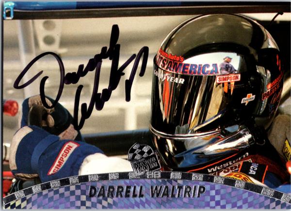 780290 Darrell Waltrip Autographed Trading Card - Auto Racing, Nascar, SC 1998 Press Pass No.22