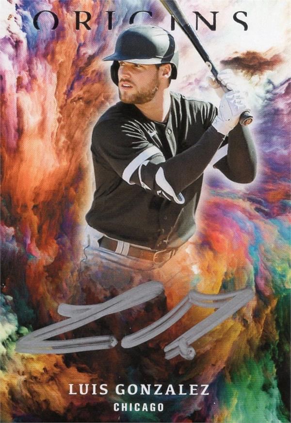 780414 Luis Gonzalez Autographed Baseball Card - Chicago White Sox 2021 Panini Chronicles Origins No.OSLG