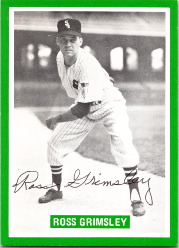 780839 Ross Grimsley Autographed Baseball Card - Chicago White Sox 1977 Fritsch One Year Winners No.4