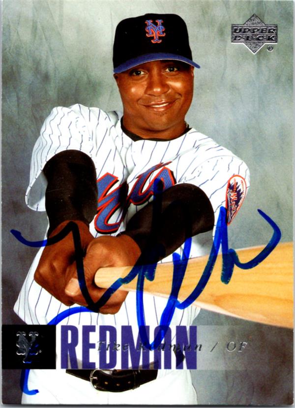 769570 Tike Redman Autographed Baseball Card -   York Mets 2006 Upper Deck No.368