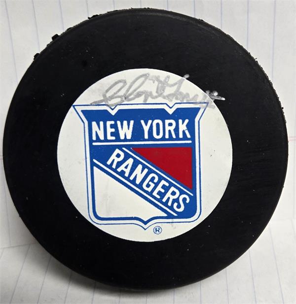 Picture of Autograph Warehouse 783551 Clint Smith Autographed Hockey Puck -   York Rangers B