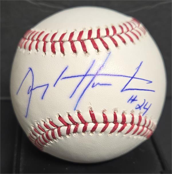 783689 Darryl Hamilton Autographed Baseball - Romlb Mets Brewers Giants Legend