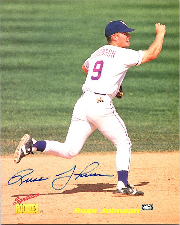 783328 Russ Johnson Autographed 8 x 10 in. Photo - LSU Tigers Baseball