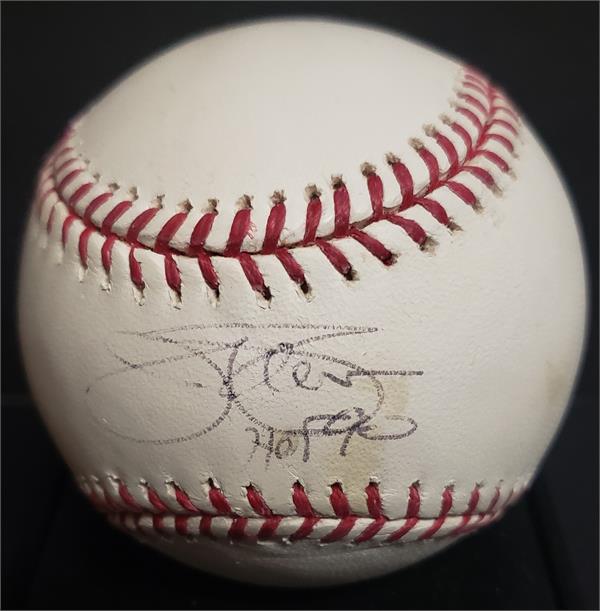 Picture of Autograph Warehouse 748255 Jim Palmer Autographed Baseball - Inscribed HOF 90 - Baltimore Orioles Hall of Fame Romlb 4