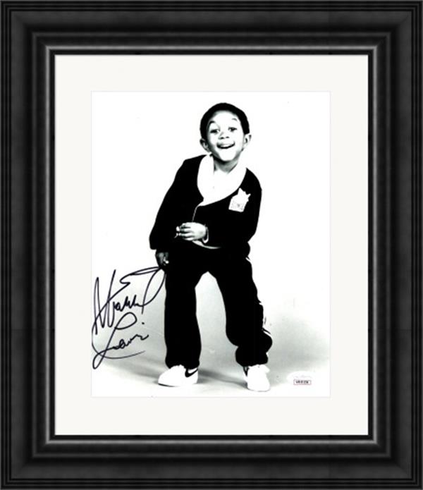 783302 Emmanuel Lewis Autographed 8 x 10 in. Photo - Webster JSA Authenticated No.1 Matted & Framed