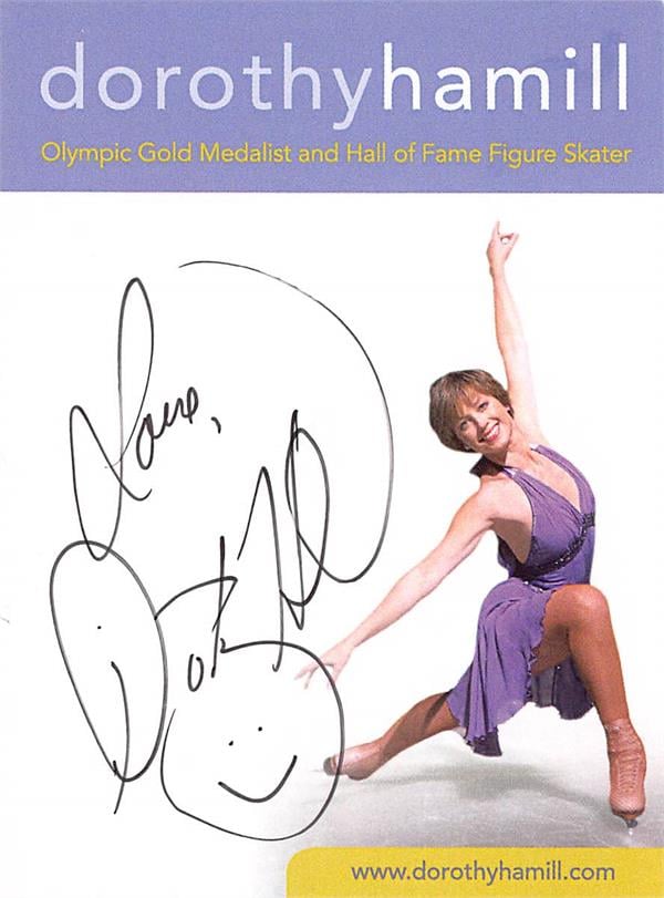783520 Dorothy Hamill Autographed Trading Card - Figure Skating USA - 3 x 4 in.