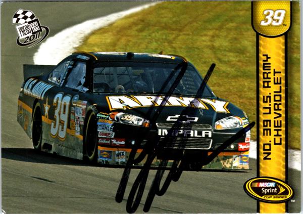793907 Ryan Man Autographed Trading Card - Auto Racing, Nascar 2011 Press Pass No.83