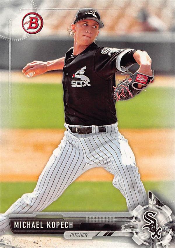 768361 Michael Kopech Baseball Card - Pre Rookie 2017 Topps Bowman No.BD34 Chicago White Sox