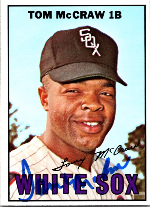 769336 Tom Mccraw Signed Baseball Card - Chicago White Sox 1967 Topps No.29