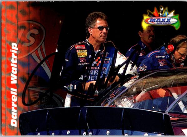 780287 Darrell Waltrip Autographed Trading Card - Auto Racing, Nascar, SC 1997 Upper Deck Maxx No.17