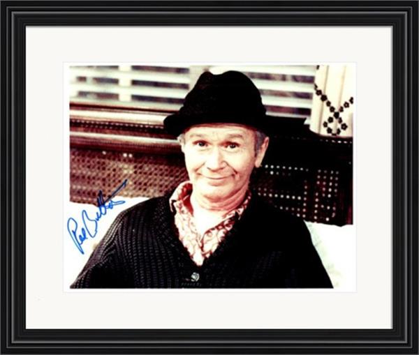 736516 Red Buttons Autographed 8 x 10 in. Photo - Actor No.2 Matted & Framed