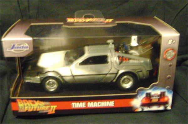 675516 Back to Future Delorean Die Cast Car Hollywood Rides Toy - Nib 2 x 5 in. Time Machine