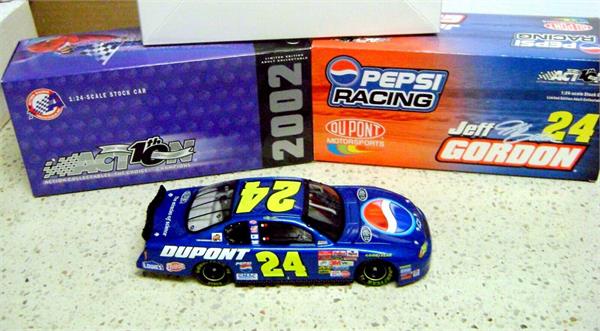 726373 Jeff Gordon Diecast Car - No.24 2002 Foundation Chevy Monte Carlo 1-24 Pepsi Racing -  Autograph Warehouse