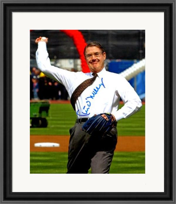 768433 Peter OMalley Autographed 8 x 10 in. Photo - Los Angeles Dodgers Owner No.SC1 Matted & Framed