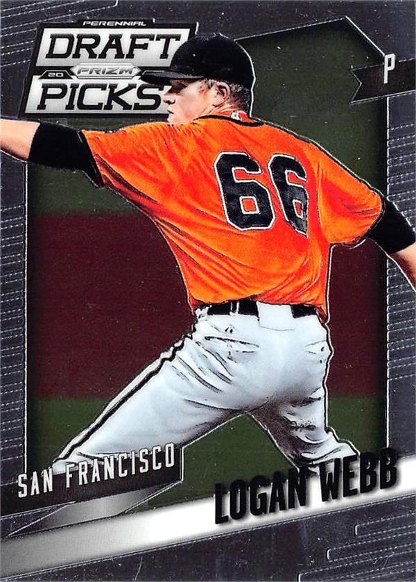 768411 Logan Webb Baseball Card - Rookie 2014 Panini Prizm No.18 Drat Picks San Francisco Giants