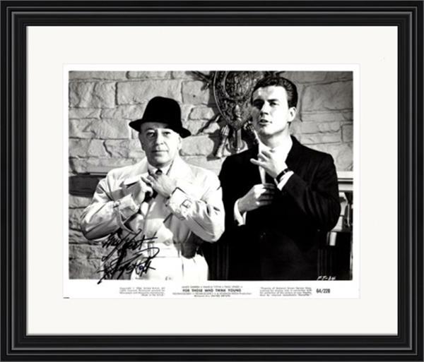 737887 George Raft Autographed 8 x 10 in. Photo - Actor & Dancer No.1 Matted & Framed