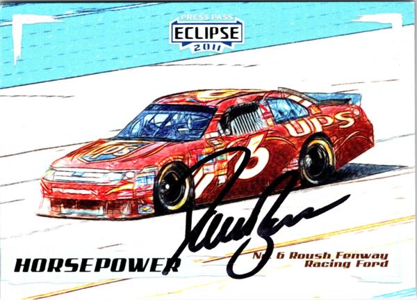 794956 David Ragan Autographed Trading Card - Nascar, Auto Racing, SC 2011 Press Pass Eclipse No.36