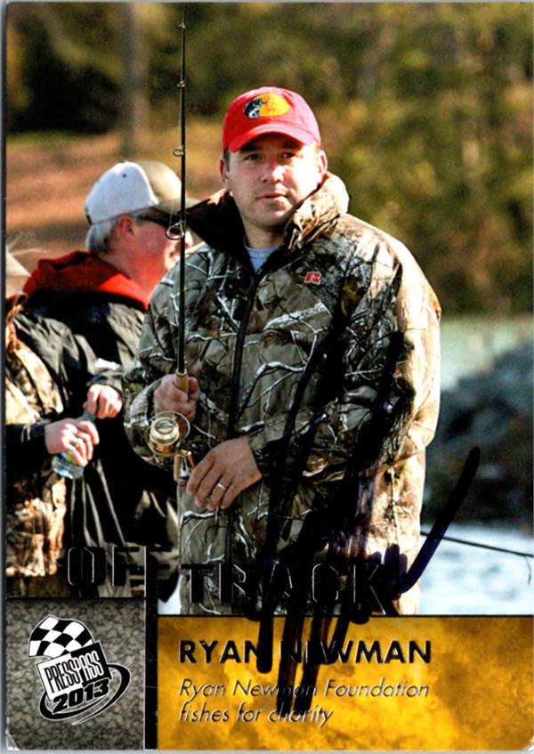 793900 Ryan Man Autographed Trading Card - Auto Racing, Nascar 2013 Press Pass Off Track No.98