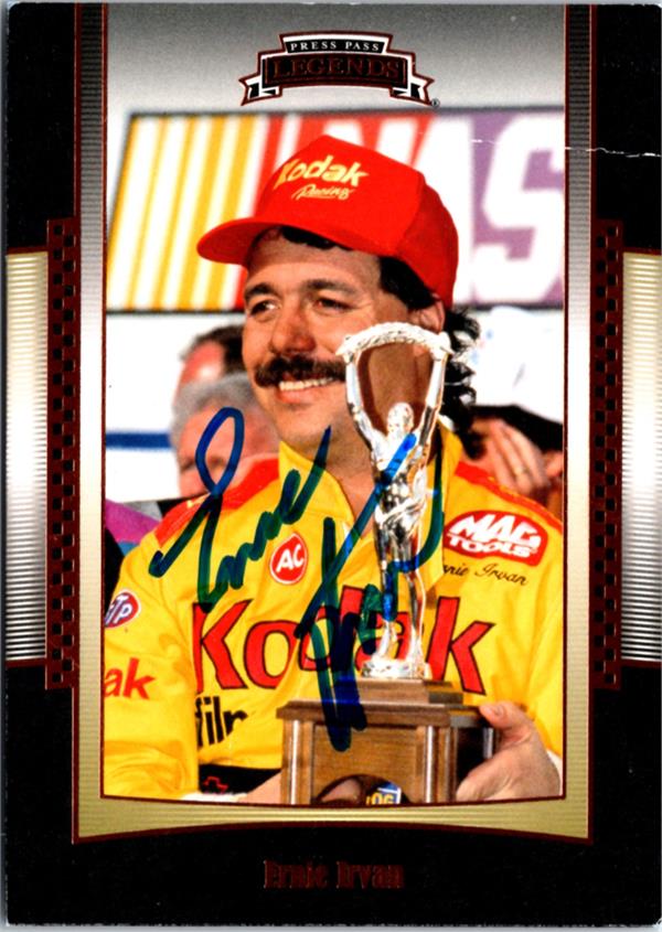 793925 Ernie Irvan Autographed Trading Card - Auto Racing, Nascar, SC 2012 Press Pass Legends No.19