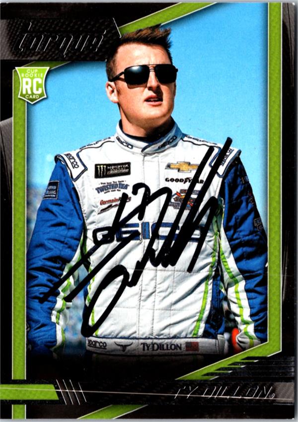 793827 Ty Dillon Autographed Trading Card - Nascar, Auto Racing, SC 2017 Panini Torque Rookie No.29