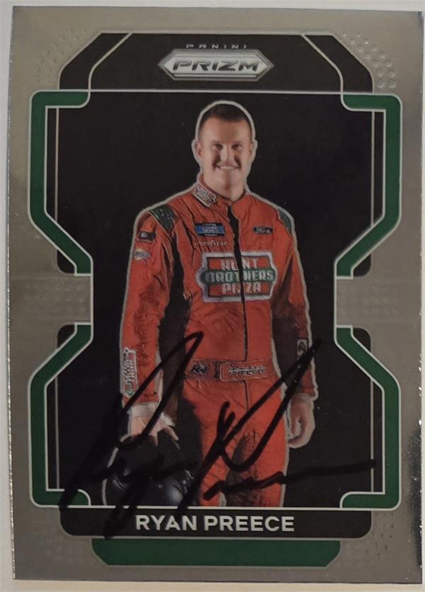 793871 Ryan Preece Autographed Trading Card - Auto Racing, Nascar, SC 2022 Panini Prizm No.21