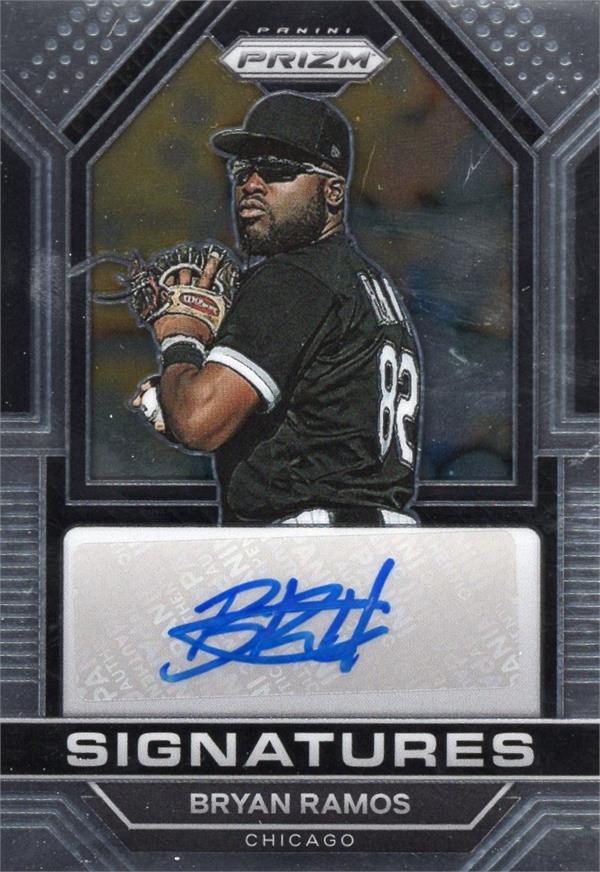 794269 Bryan Ramos Autographed Baseball Card - Chicago White Sox 2023 Panini Prizm No.SIGBR