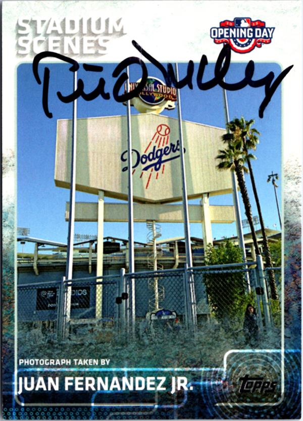 795264 Peter OMalley Autographed Baseball Card - Los Angeles Dodgers Former Owner, SC 2015 Topps Dodgers Stadium No.STAJFJ