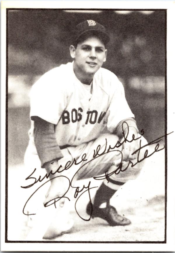 781217 Roy Partee Autographed Baseball Card - Boston Red Sox 1977 TCMA War Years No.21