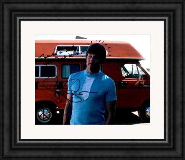 782314 Jon Gries Autographed 8 x 10 in. Photo - Napoleon Dynamite, Uncle Rico No.SC19 Inscribed Theres A Lot You Dont Know Matted & Framed