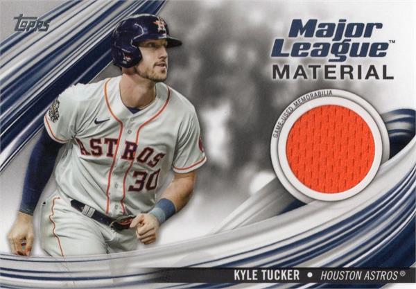 782544 Kyle Tucker Player Worn Jersey Patch Baseball Card - Houston Astros 2023 Topps Major League Material No.Mlmkt