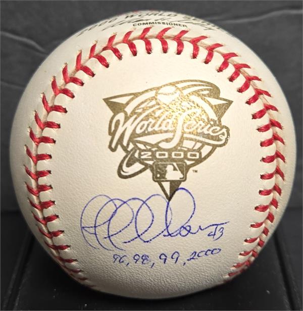 783695 Jeff Nelson Autographed 2000 World Series Baseball - Inscribed 96 98 99 2000 -   York Yankees Rawlings