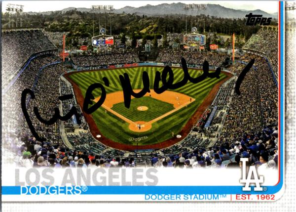 737187 Peter OMalley Autographed Baseball Card - Los Angeles Dodgers Former Owner, SC 2019 Topps Dodger Stadium No.254