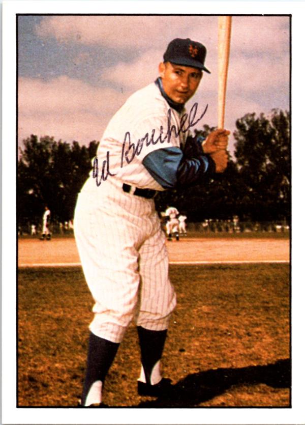 737335 Ed Bouchee Autographed Baseball Card -   York Mets 1981 TCMA No.328