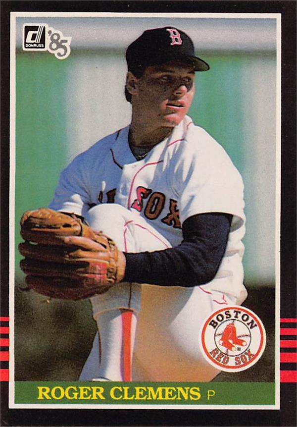 748212 Roger Clemens Baseball Card - 1985 Donruss No.273 Rookie Boston Red Sox