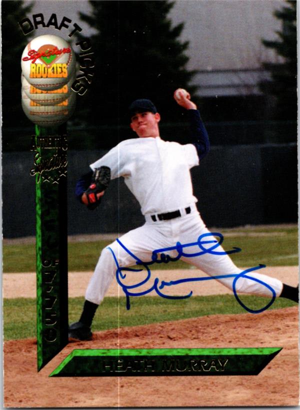 782579 Heath Murray Autographed Baseball Card - San Diego Padres 1994 Signature Rookies No.56