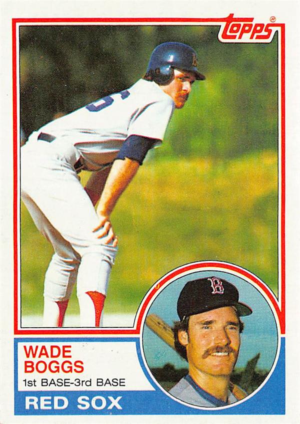 748214 Wade Boggs Baseball Card - 1983 Topps No.498 Rookie Boston Red Sox